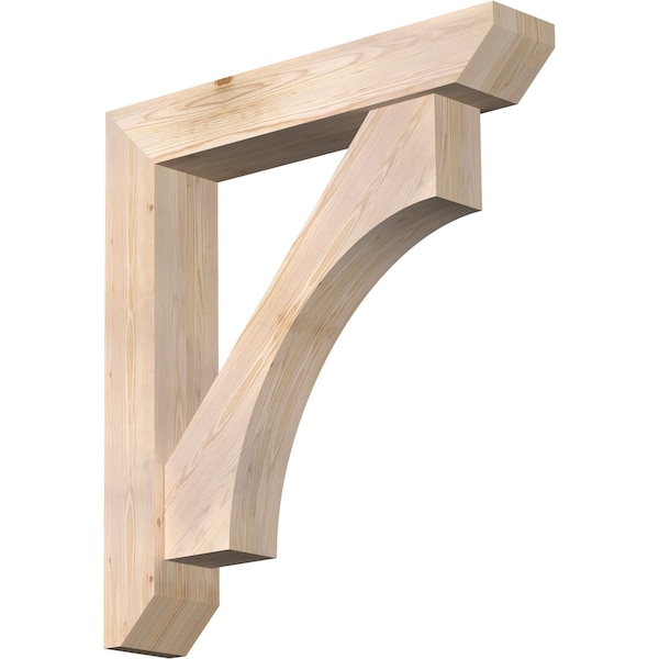 Ekena Millwork Westlake Slat Smooth Bracket w/ Offset Brace, Douglas Fir, 7 1/2"W x 40"D x 44"H BKT0806X40X44WTL06SDF - main